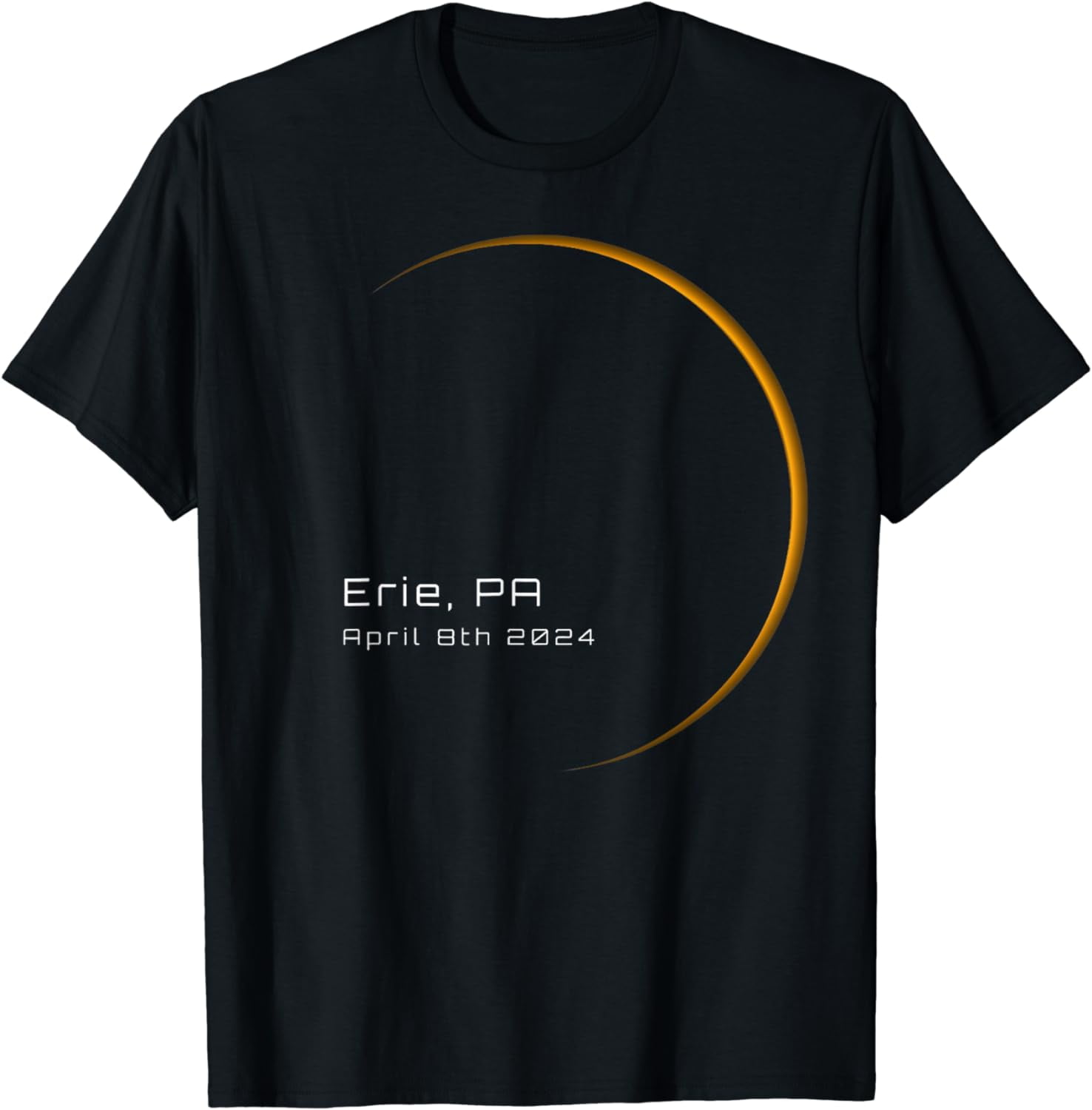 Erie, PA Pennsylvania Total SolarEclipse April 8 2024 TShirt