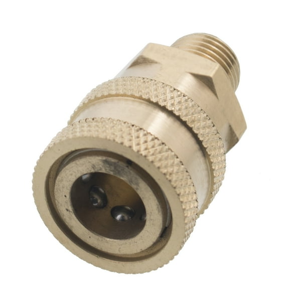 Erie Tools 1/4" MPT Male Brass Socket Quick Connect Coupler