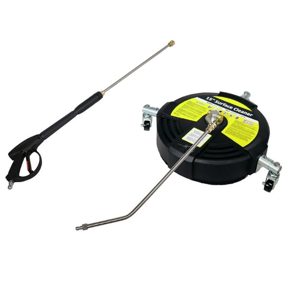Erie Tools 15” Plastic Reversible Surface Cleaner and Gun