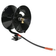 Erie Tools 5100 PSI 3/8" x 100 Pressure Washer Hose Reel with Swivel Base