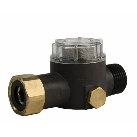 Erie Tools Aluminum Water Inlet Filter with Stainless Screen for Pressure Pumps