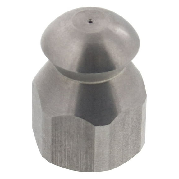 Erie Tools Button Nose 1/4" Sewer Jetter Drain Cleaning Nozzle 4.0 Orifice Size