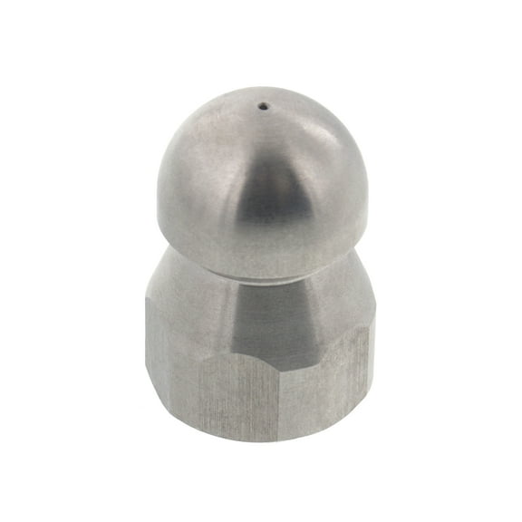 Erie Tools Button Nose 3/8" Sewer Jetter Drain Cleaning Nozzle 4.5 Orifice Size