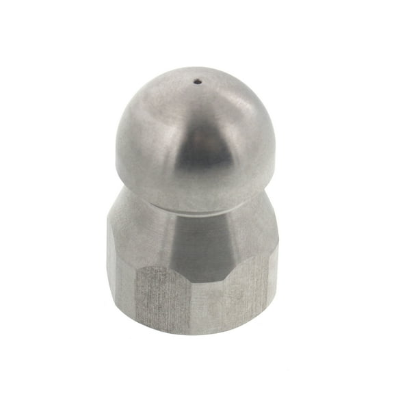 Erie Tools Button Nose 3/8" Sewer Jetter Drain Cleaning Nozzle 8.0 Orifice Size