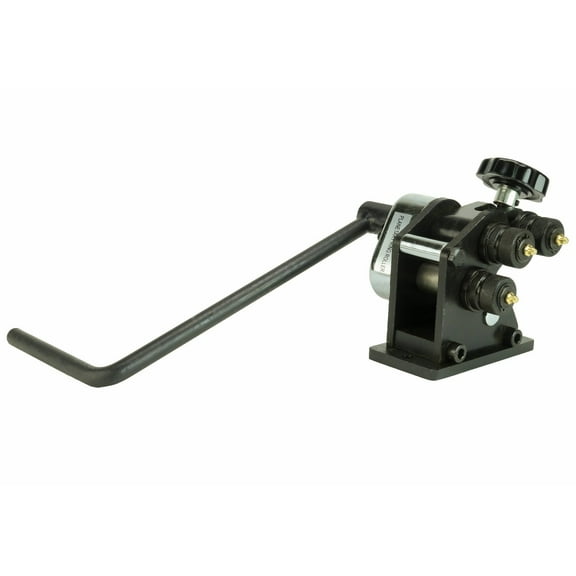 Erie Tools Portable Hand-Crank Ring Roller 1/4" Round 1" x 3/16" Flat