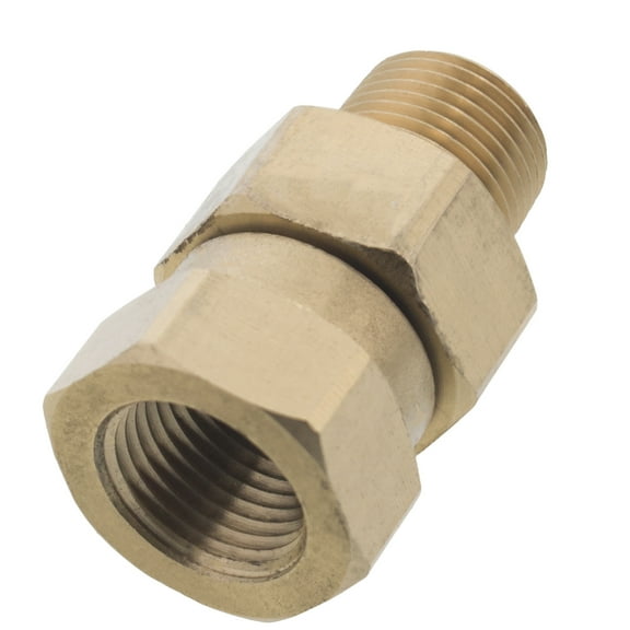 Erie Tools Pressure Washer 3/8" Male to Female NPT Brass Swivel Coupler 3200 PSI
