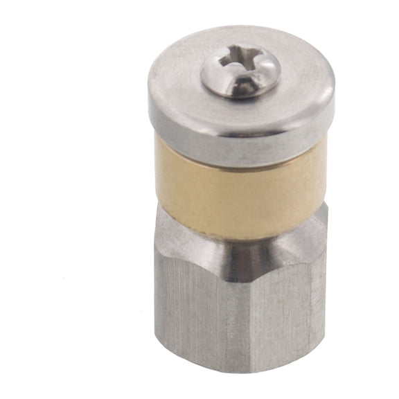 Erie Tools Rotating 1/4" Sewer Jetter Nozzle for Drain Cleaning 5.5 Orifice