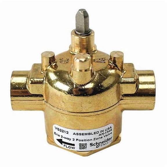 Erie Valve Body,1/2"Sweat,Steam/Hi Temp,2.5CV VS2212