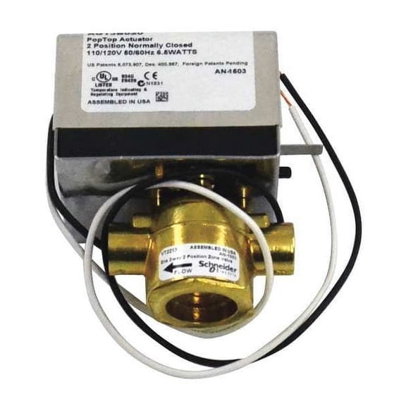 Erie Valve Body, 2 Way, 1/2 in.,with Actuator VT2213G13B020