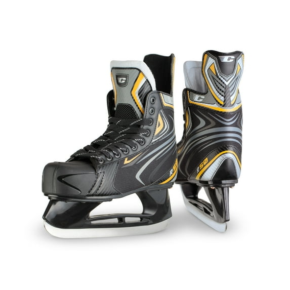 Erik Sports Mens Canadian R50 Ice Hockey Skates, Adult, Black, 12 M CA
