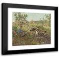 thumbnail image 1 of Erik Werenskiold 16x15 Black Modern Framed Museum Art Print Titled - Herders at Tatoy (1883), 1 of 5