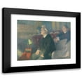 thumbnail image 1 of Erik Werenskiold 24x19 Black Modern Framed Museum Art Print Titled - Portrait of Theater Director Bjorn Bjornson (1910), 1 of 5