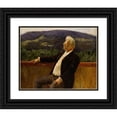 thumbnail image 1 of Erik Werenskiold 24x20 Black Ornate Framed Double Matted Museum Art Print Titled: Portrait of the Poet Bjornstarn Bjornson, 1 of 5