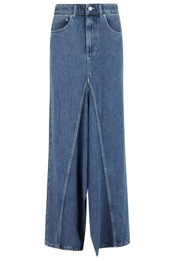 Denim Skirt With Unique Front (Women's)