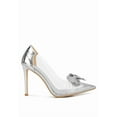 thumbnail image 1 of Erika Rhinestones Embellished Clear Pump Shoes, 1 of 10