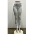 thumbnail image 1 of Erika Womems Joey twill pull on stretch back pockets Pants , White , L, 1 of 2