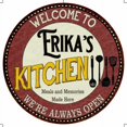 thumbnail image 1 of Erika's Kitchen 14" Round Metal Sign Bar Game Room Wall Decor 100140040300, 1 of 1