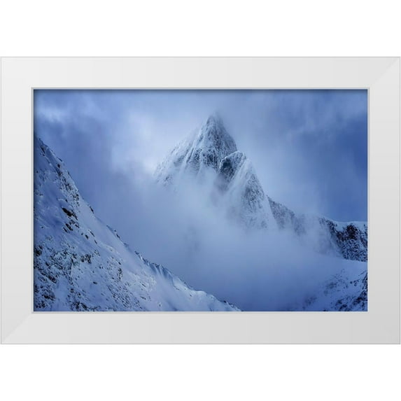 Eriksson, Rickard 14x11 White Modern Wood Framed Museum Art Print Titled - Falketind