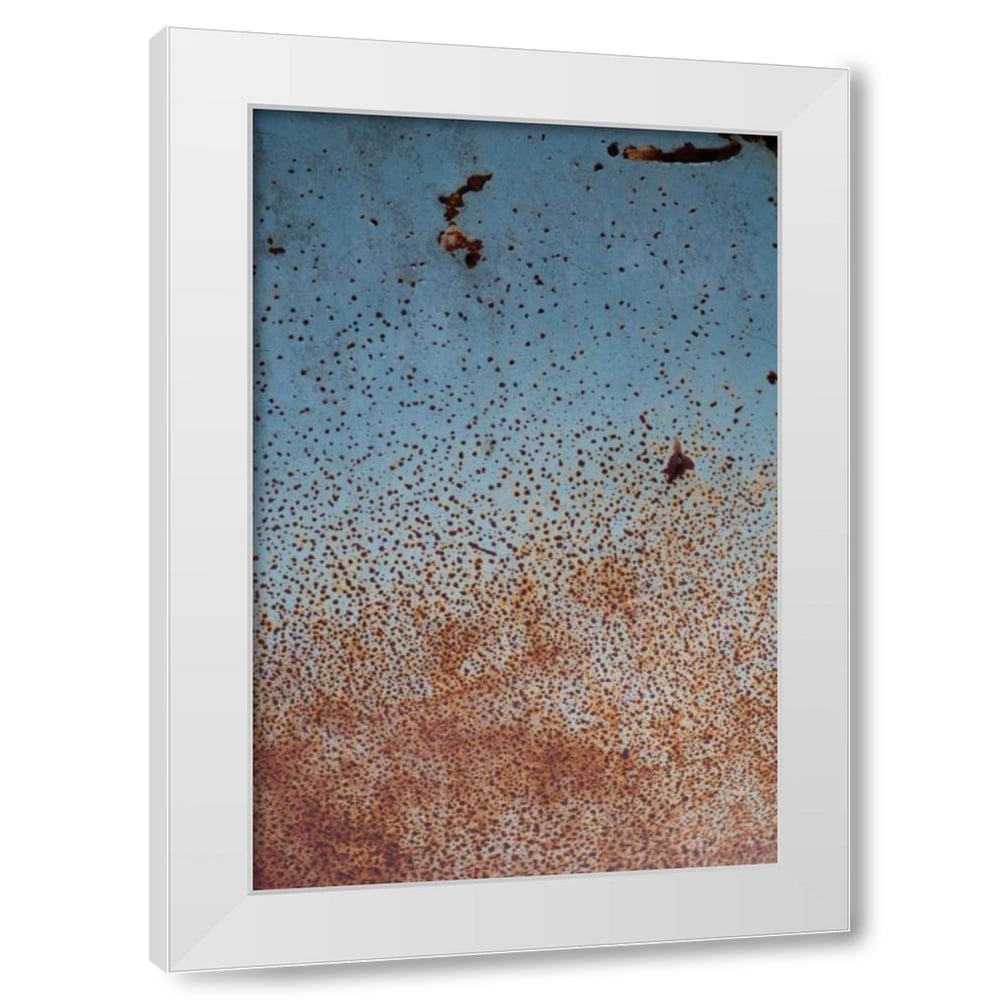 Erin Berzel 11x14 White Modern Wood Framed Wall Art Titled - Rust on ...
