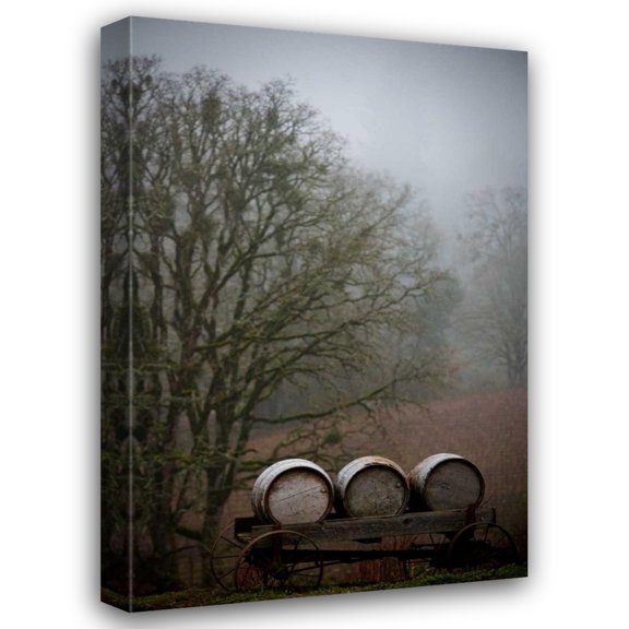 Erin Berzel 17x24 Gallery Wrapped Canvas Wall Art Titled - Oregon Wine Country I