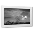 thumbnail image 1 of Erin Berzel 4x24 White Modern Wood Framed Wall Art Titled - Clouds in Joshua Tree I, 1 of 5