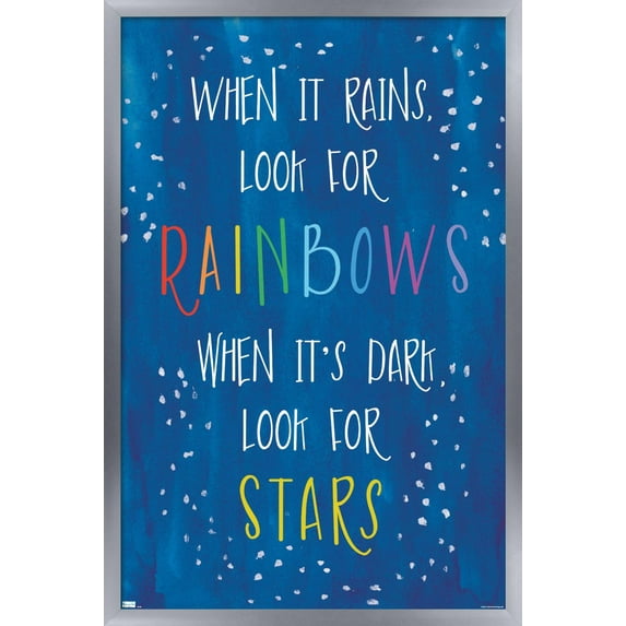 Erin Clark - Rain-Stars Wall Poster, 14.725" x 22.375", Framed