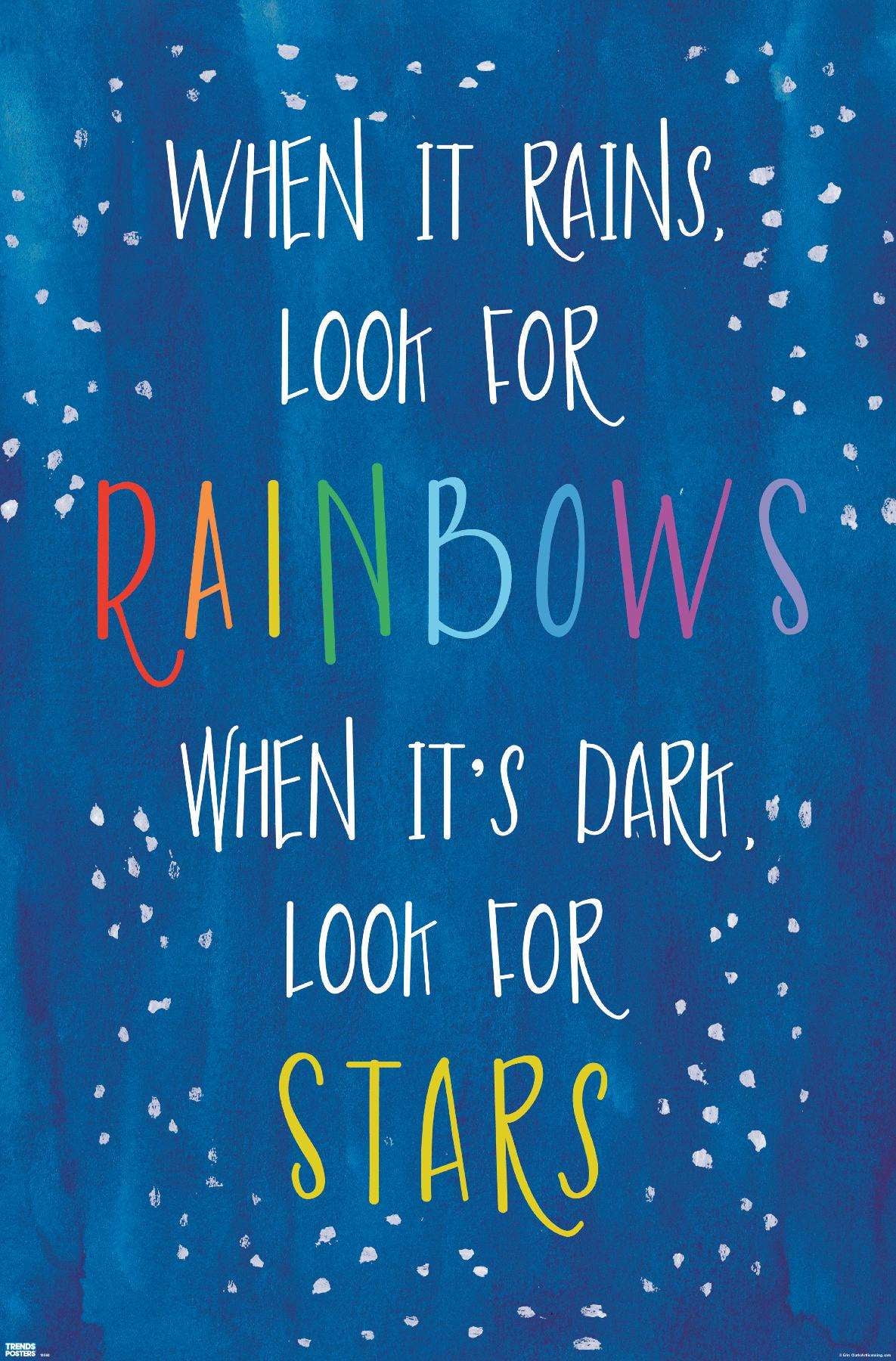 Erin Clark - Rain-Stars Wall Poster, 14.725" x 22.375"