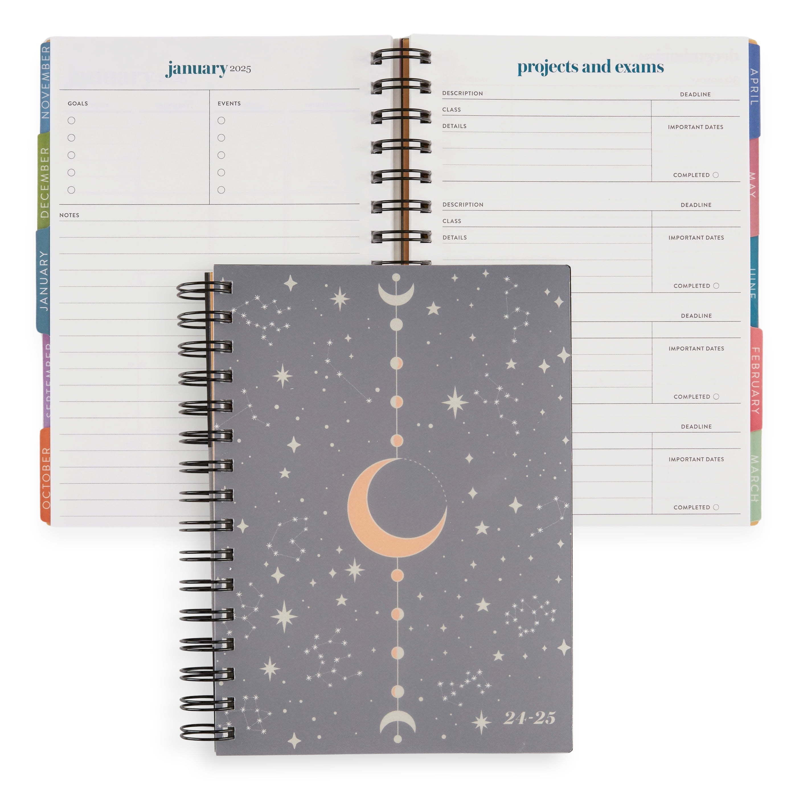 Erin Condren Inspired Collection A5 Academic Planner (July 2025 June