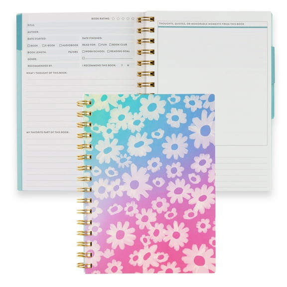 Erin Condren Inspired Collection - A5 Reading Log - 'In a Daze' Cover
