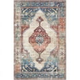 thumbnail image 1 of Erin ERN-2304 7'6" x 9'6" Rug Denim/Navy/Aqua/Burgundy/Beige/Tan/Wheat/Taupe, 1 of 7