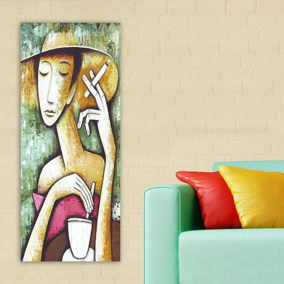 Erin , Famous - Multicolor Decorative Canvas Painting
