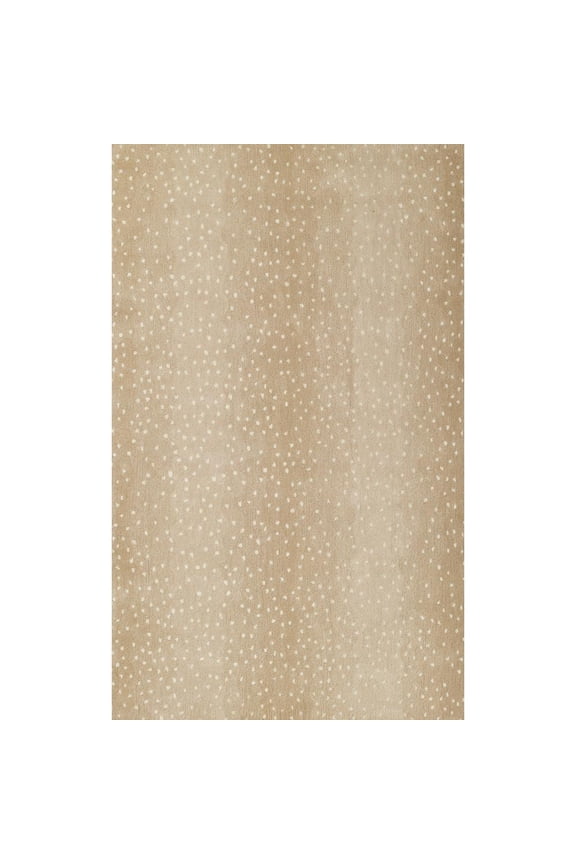 Woodland Antelope Hand Tufted Wool Contemporary Beige Area Rug 8'9" X 11'9"