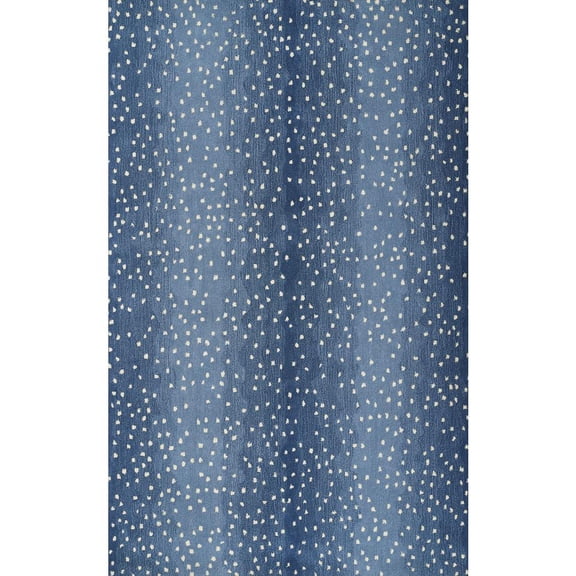 Erin Gates by Momeni Woodland Antelope Hand Tufted Wool Contemporary Denim Area Rug 2'6" X 8' Runner