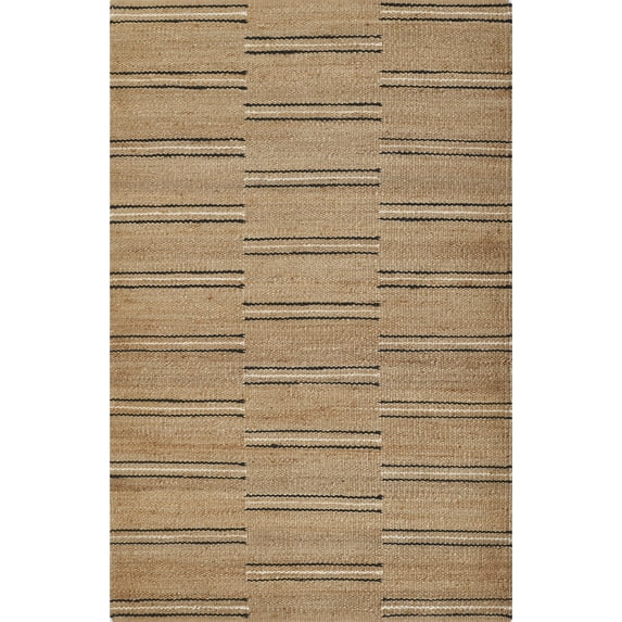 Erin Gates Crescent Striped 2' x 8' Runner Rug in Natural CRESCCRE-2NAT2380