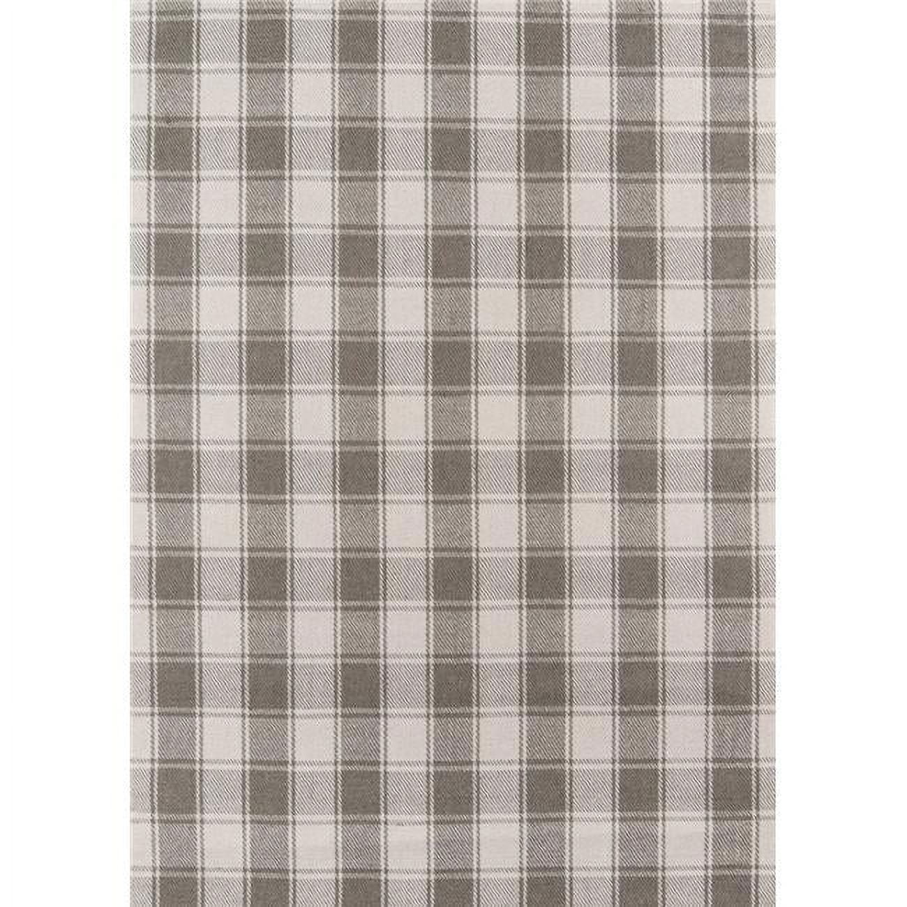 Handmade Marlborough Gray Wool Area Rug 3'6" x 5'6"