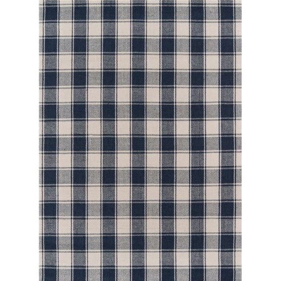 Erin Gates by Momeni Marlborough Charles Navy Hand Woven Wool Area Rug 8' X 10'