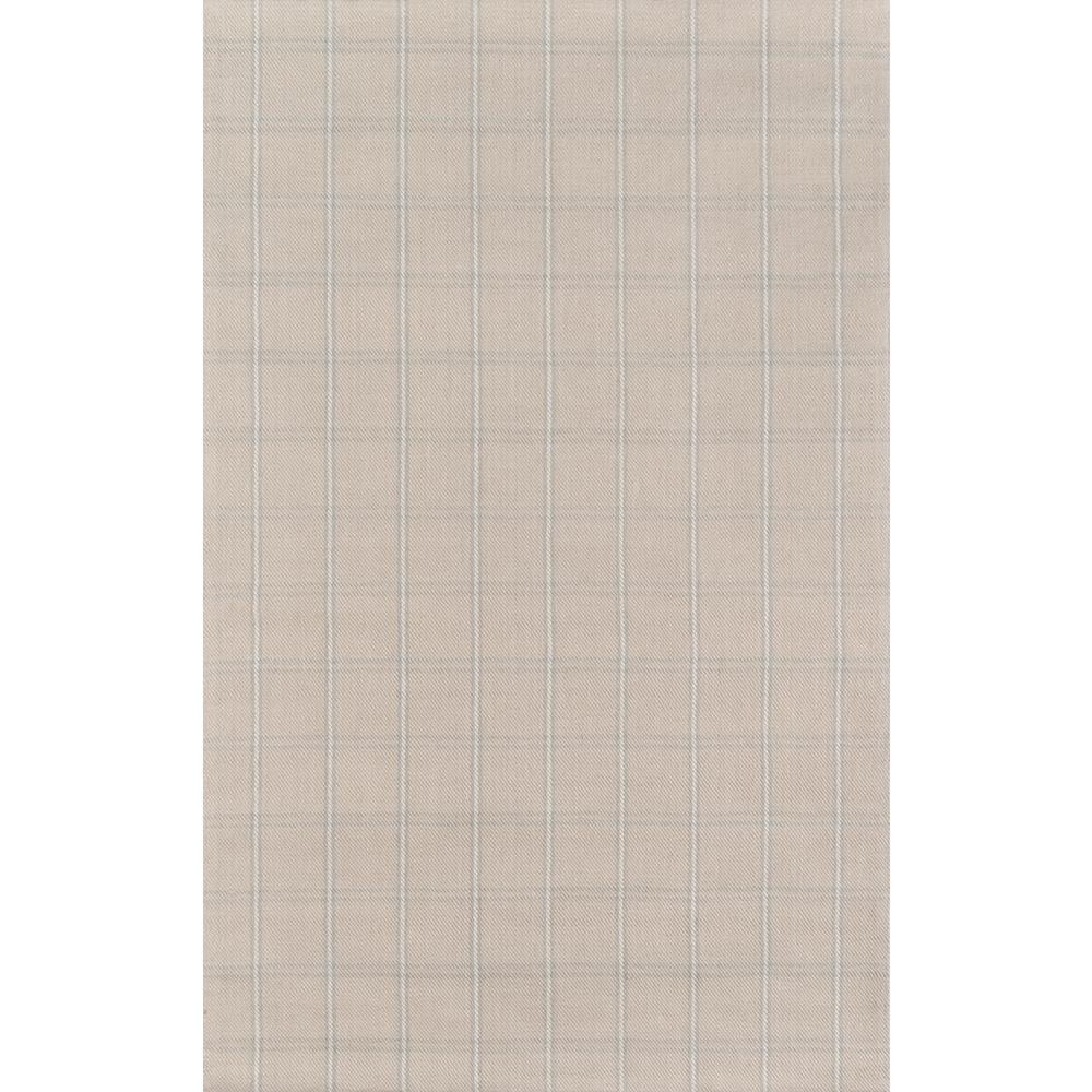 Beige Flat Woven Handmade Wool Rectangular Area Rug