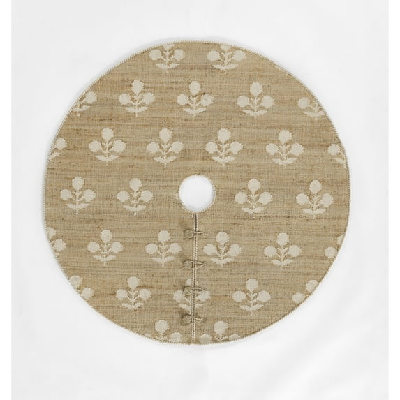 Erin Gates Momeni Orchard Area Rug 5' X 5' Round, Circle Tree Skirt Carpet Rug for Living Room, Dining Room, and Bedroom