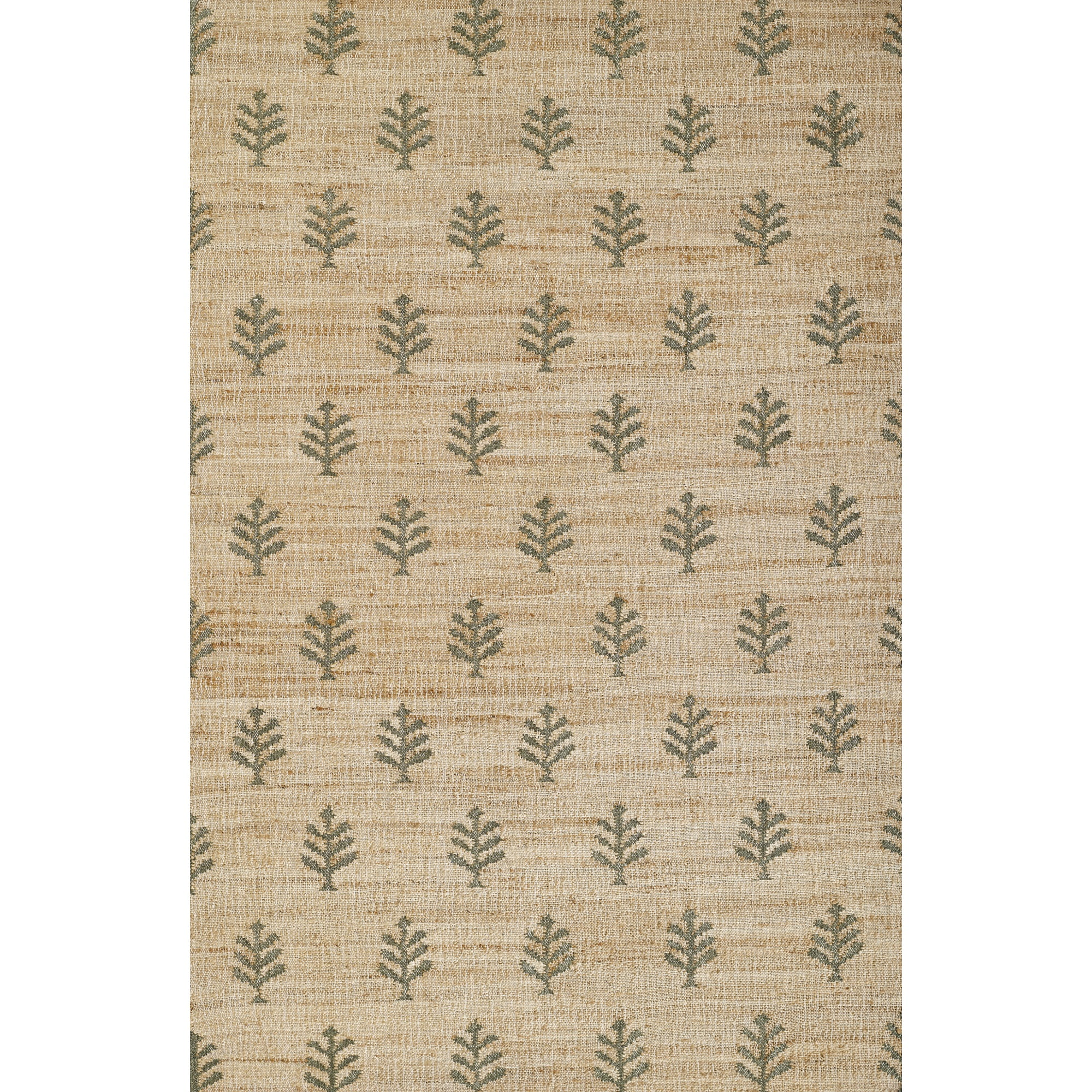 Orchard Verdure 10' x 14' Hand-Woven Wool and Chenille Area Rug