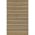 thumbnail image 1 of Erin Gates  by  Chestnut Stripe Blue Hand Woven Wool Area Rug 3' 6" x 5' 6" - Brown - Rectangle, 1 of 3