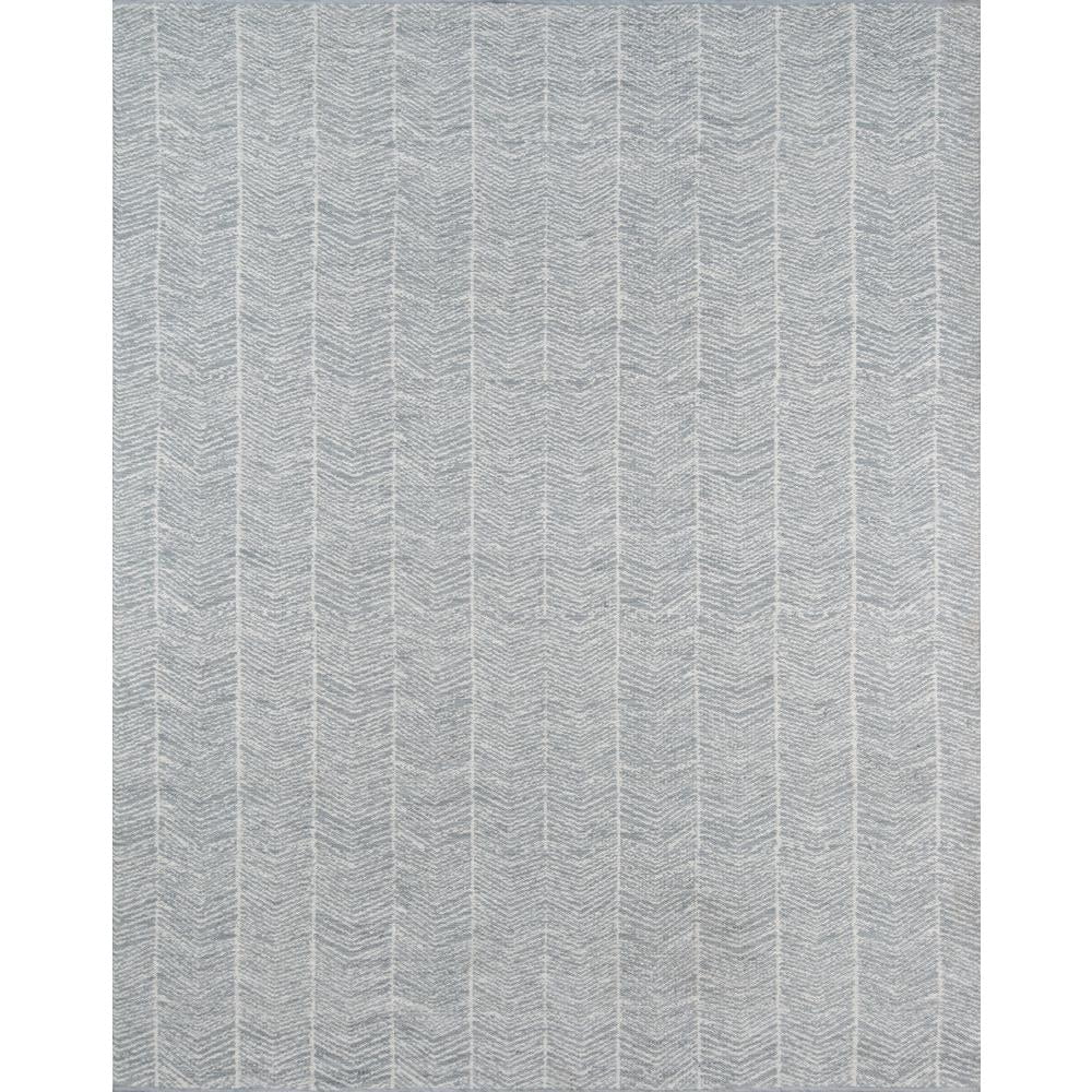 Gray Geometric Hand-Woven Synthetic Indoor/Outdoor Rug 2' x 3'