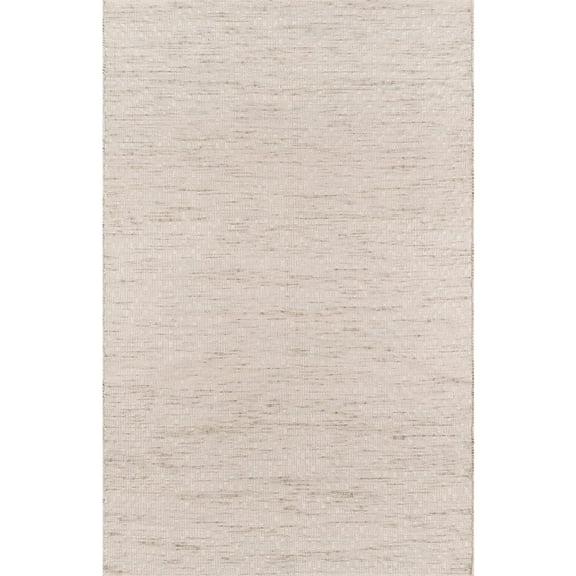 Erin Gates by Momeni Dartmouth Bartlett Beige Hand Made Wool Area Rug 3'9" X 5'9"