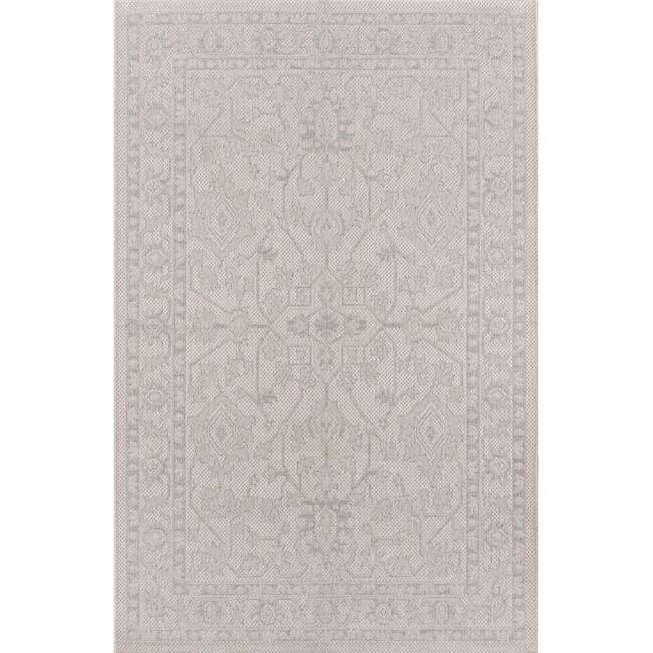 Erin Gates by Momeni Downeast Boothbay Area, Indoor/Outdoot, Outdoor Rug, 3'11" X 5'7", Grey
