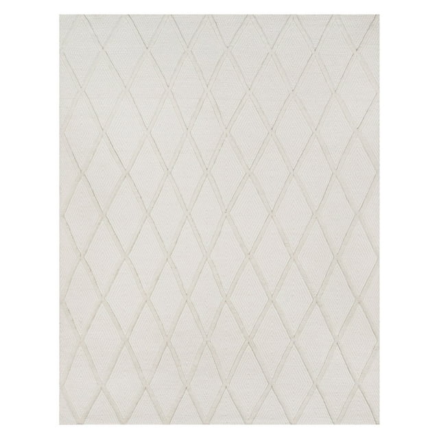 Erin Gates by Momeni Langdon Spring Beige Hand Woven Wool Area Rug 3'9