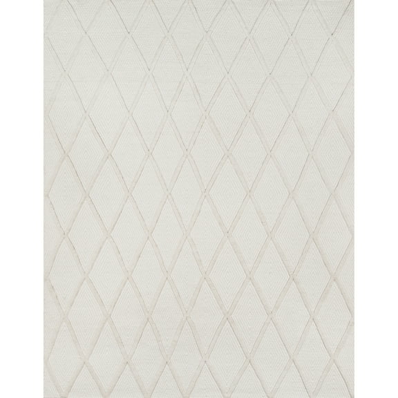 Erin Gates by Momeni Langdon Spring Beige Hand Woven Wool Area Rug 3'9" X 5'9"