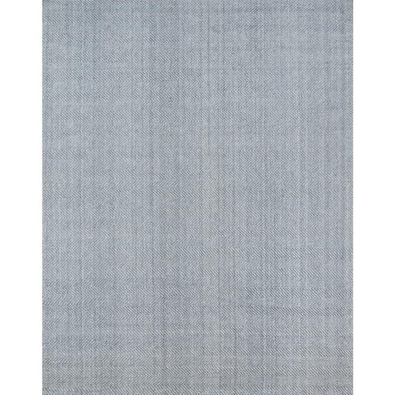 Erin Gates by Momeni Ledgebrook Washington Grey Hand Woven Wool Area Rug 2' X 3'