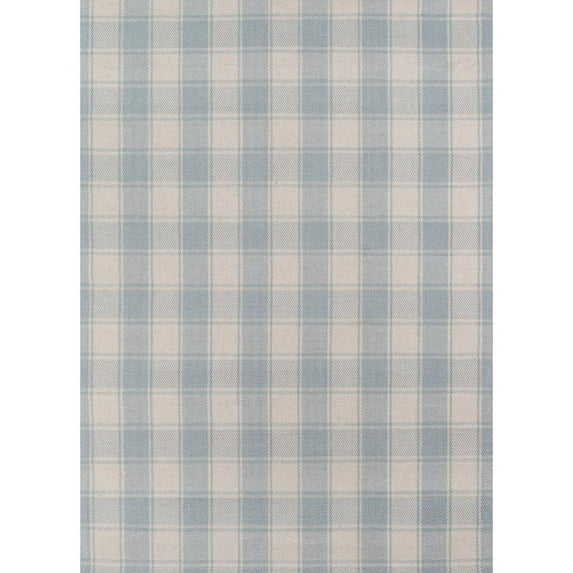 Erin Gates by Momeni Marlborough Charles Light Blue Hand Woven Wool Area Rug 2' X 3'