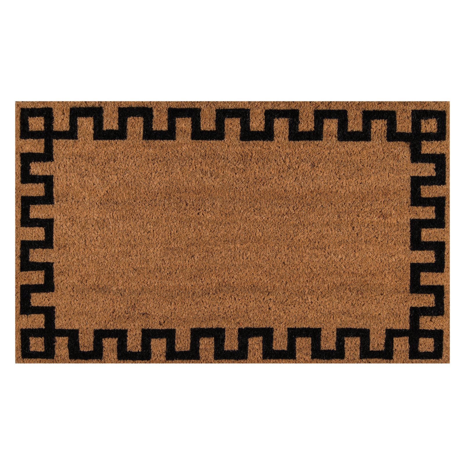 Erin Gates by Momeni Park Greek Key Natural Hand Woven Natural Coir