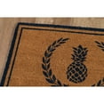 thumbnail image 1 of Erin Gates by Momeni Park Pineapple Navy Hand Woven Natural Coir Doormat 1'6" X 2'6", 1 of 5