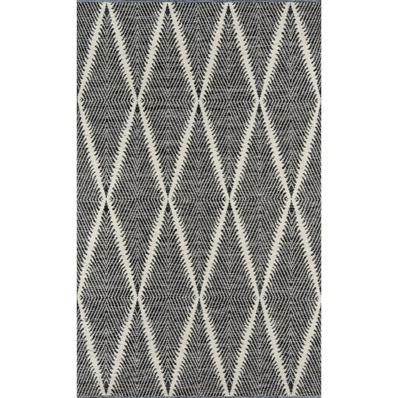 Erin Gates Contemporary Rectangle Area Rug, Black, 2' X 3'